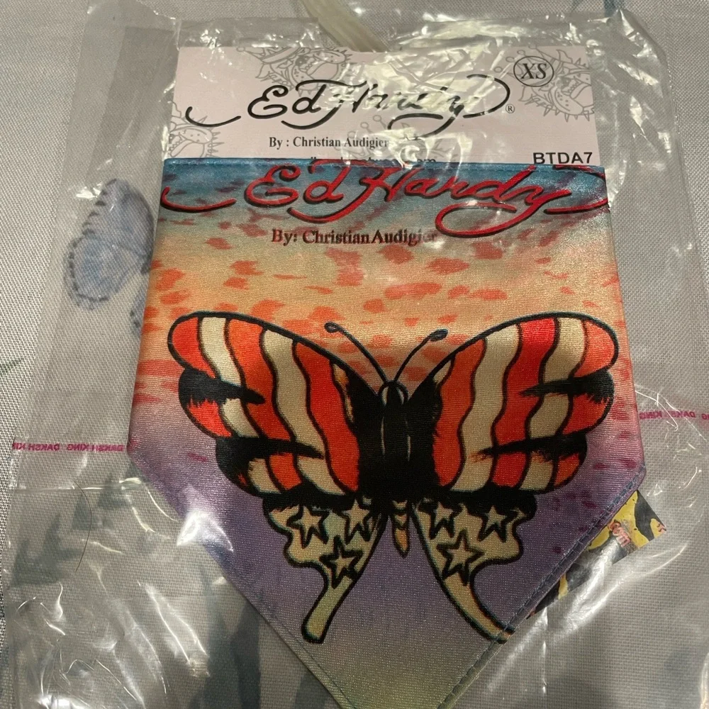 Ed Hardy by Christian Audigier Pet Bandana